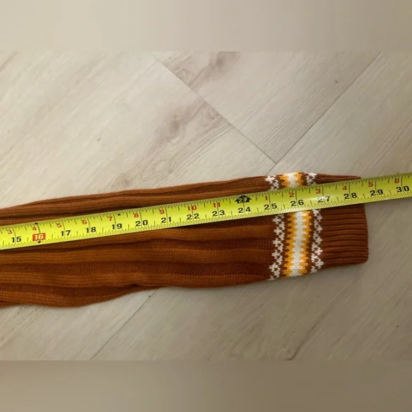 CIDER Retro Button Up Cropped Geometric Polo Knit Top Women’s Size Large - Picture 10 of 12